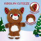 Kids Preferred Rudolph The Red Nose Reindeer Cuteeze Stuffed Animal Plush Toy For Baby And Toddler Boys And Girls - 6 Inches