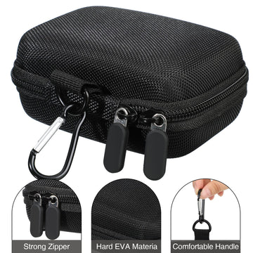 Sanwuta 2 Pcs Playing Card Case Eva Hard Travel Carrying Case For Classic Card Playing Card Box (Not Including Cards)(Small,Blac