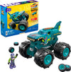 MEGA Construx Hot Wheels Monster Trucks Toy Car Building Set, MEGA-Wrex with 187 Pieces, 1 Micro Action Figure Driver, Red, Kids
