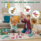Laradola Dinosaur Toys For 4 5 6 7 8 Year Old Boys, Take Apart Dinosaur Toys For Kids 3-5 5-7 Stem Construction Building Kids Toys With Electric Drill, Party Birthday Gifts (Blush Pink)