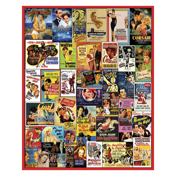 White Mountain Puzzles - Classic Movie Posters - 1,000 Piece Jigsaw Puzzle