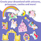 Skillmatics Creative Toy Magnetopia - Princess & Unicorn Land, Interactive Pretend Play Set for Kids, Toddlers, 40+ Magnetic Pie