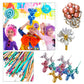 Metallic 260 Long Balloons 100 Pack Multicolored Twisting Animal Balloons Modeling Long Magic Balloons For Diy Animal Model Wedd