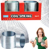 The Dreidel Company Silver Metal Coil Spring, Goody Bag Fillers, Party Favor For Kids, Variety Of 2.4' (60Mm) Individually Boxed (2-Pack)