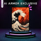 (Great Fire Wave) - 100ct Matte TCG/MTG Card Art Sleeves by Ai protective covering