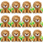 Vercanmonth 12 Pieces Lion Plush Set 6 Inches Cuddly Lion Stuffed Animal Soft Cuddly Plushie For Boys Girls Birthday Favors Gift