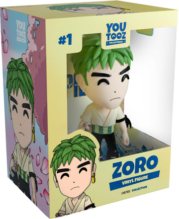 Youtooz Zoro Figure, 4.7' Zoro One Piece Youtooz Figure, Detailed Collectible One Piece Figure By Youtooz One Piece Anime Collection