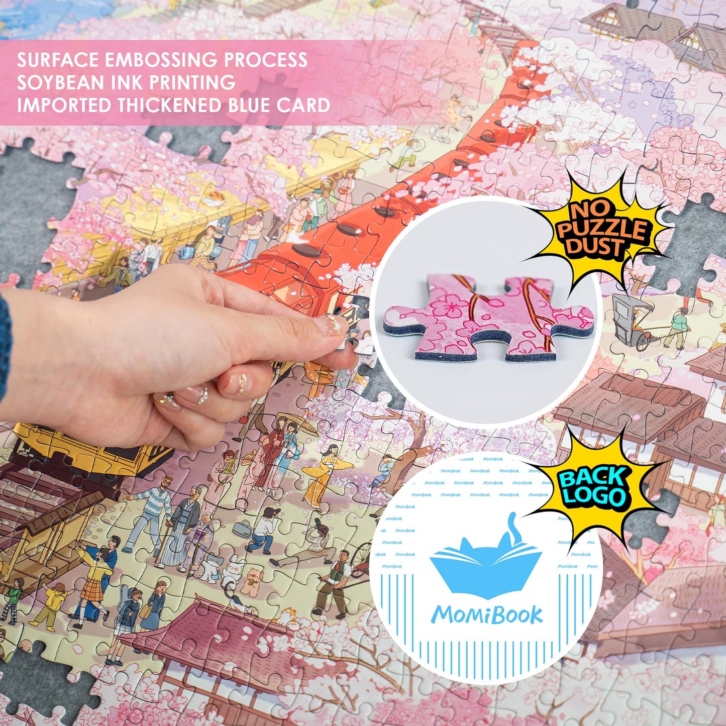 Momibook Puzzles For Adults 1000 Piece Jigsaw Puzzles Of Pastoral Concerto, Painting Image Difficult Challenging Hard Impossible