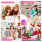 Tworiver Giraffe Gifts Dancing Talking Giraffe Toy,Repeating Singing Recording Mimicking Baby Girl Gifts,Electronic Sensory Stocking Stuffers For Babies Toys First Bithday Gifts For Girls Toys Pink