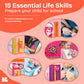Montessori Busy Board Book- Travel Busy Board Books for Kids - Sensory Board Educational Activities for Learning Fine Motor Skills - Toddler Busy Board Book