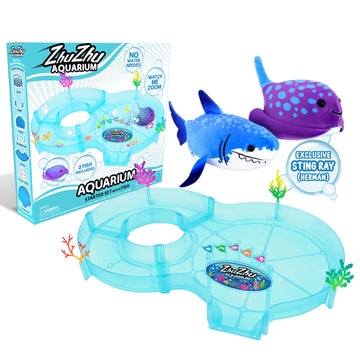 Zhuzhu Aquarium Starter Set With 2 Fish