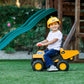 Cat Construction Toys, Play And Ride Dump Truck, 2-In-1 Foot-To-Floor Rideable Toy Vehicle With Lights & Sounds, For Kids And To