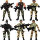 PowerTRC 6 Pcs Army Men Military Action Figures  Special Force Soldiers Toys for Kids 5-7  Army Action Figures with Military  Accessories Toy Soldiers for Boys
