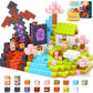 100PCS Magnetic Blocks - 1'' Magnetic Building Blocks Toddler Outdoor Toys for Kids Ages 4-8 8-12 Magnet Tiles STEM Sensory Mont