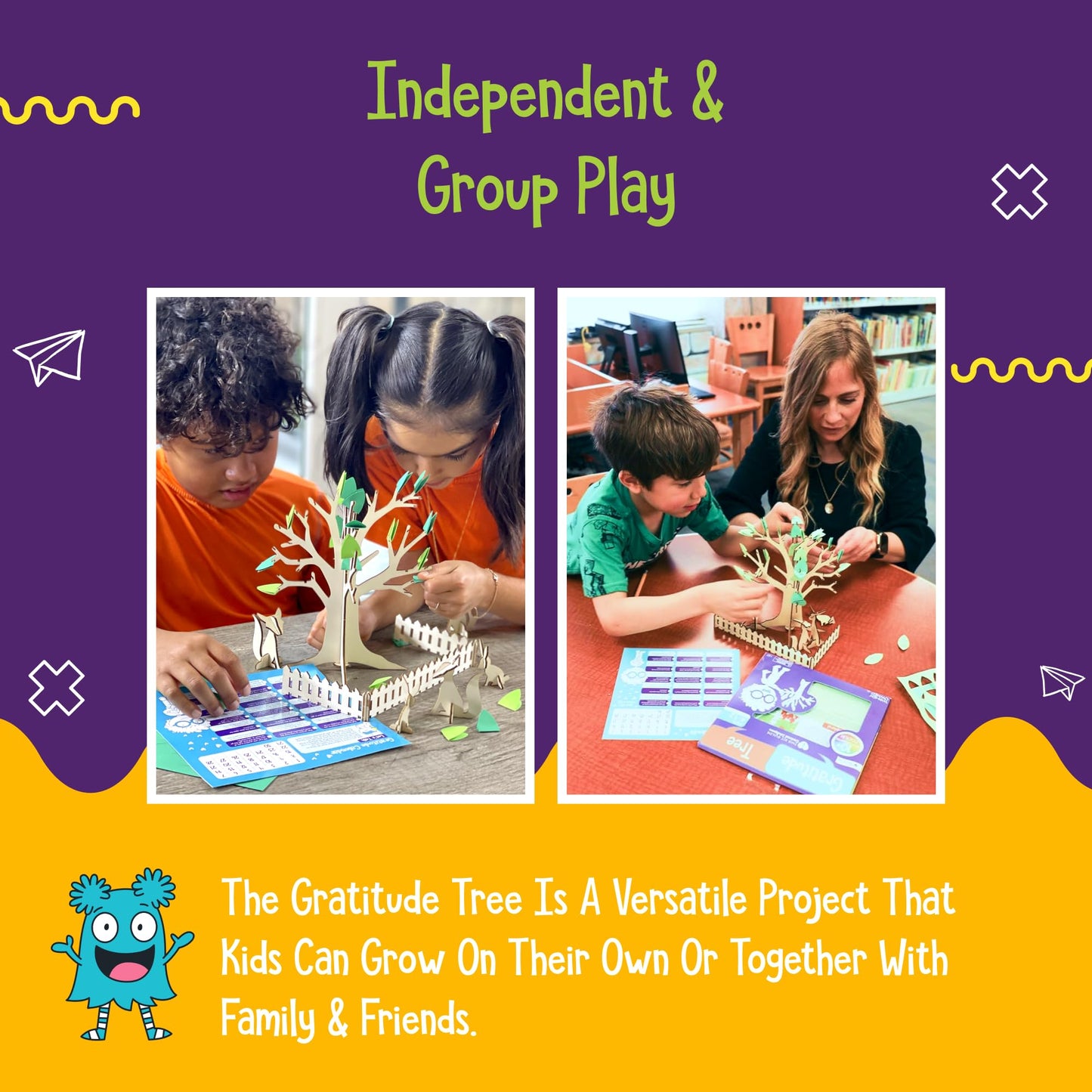 Open The Joy Gratitude Tree: A Playful Journey to Cultivate Thankfulness and Resilience in Kids - Engage, Learn, and Grow Togeth