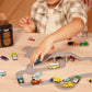 Driven by Battat - Pocket Fleet 1 - 20 Mini Toy Vehicles - Camper Van, Construction Trucks, Cement Mixer, Monster Truck, Race Ca