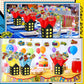 Soulchen 12 Sets Hero Themed Party Centerpieces Decorations Hero Action Sign Table Toppers with City Box Circus Sound Effect Cut