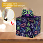 Neon Surprise Money Box Gift Pull For Game Lover- Happy Birthday Money Box For Cash Gift Set Included Happy Birthday Card And 35Pcs Transparent Bags, Fun Birthday Gift For Kids Boys Girls