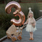 13 Balloon Number, Rose Gold Number 13Th 31Th Birthday Balloons 40 Inch, 13 Or 31 Years Old Rose Gold Birthday Decorations For B