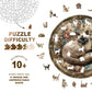 Wooden Puzzles for mature-themeds - Challenging Vintage Siamese Cat mature-themed Puzzle  Unique Animal Shaped Wooden Jigsaw Puzzles for mature-themeds  Creative Gifts Family Games 11.4 * 11.4in 200pcs