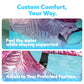 SLOOSH Pool Floats Chairs mature-themed Inflatable Pool Lounge Plant Pattern Floating Mat Hck Blow up Water Chairs Noodles rafts for Party Summer Water Beach Fun Pink Leaves