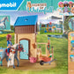 Playmobil Horses of Waterfall Horse Stall Set with Amelia & Whisper, Multicolor, Model 71353, Einheitsgröße, Plastic