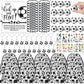 Equsion 144 Pcs Soccer Party Favors Drawstring Bags with Adjustable Bracelets Stress Balls Keychains Stickers and Wish Cards for