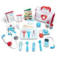 Melissa & Doug Get Well Doctors Kit Play Set - 25 Toy Pieces - Doctor Role Play Set, Doctor Kit For Toddlers And Kids Ages 3+