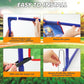 Clemas American Football Throwing Target Game - PVC, Plastic, Cotton, Blue, Model 3888-7A - Perfect for Kids 6-12, Parties, and Family Events