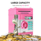 Piggy Bank For Boys Girls, Vcertcpl Atm Coin Bank Money Saving Box With Password, Kids Safe Money Jar With Auto Grab Bill Slot,