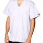 Cherokee Women And Men V-Neck Scrub Top With 3 Pockets 4876, Xs, White