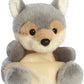 Aurora® Adorable Palm Pals™ Lucian Wolf™ Stuffed Animal - Pocket-Sized Play - Collectable Fun - Gray 5 Inches