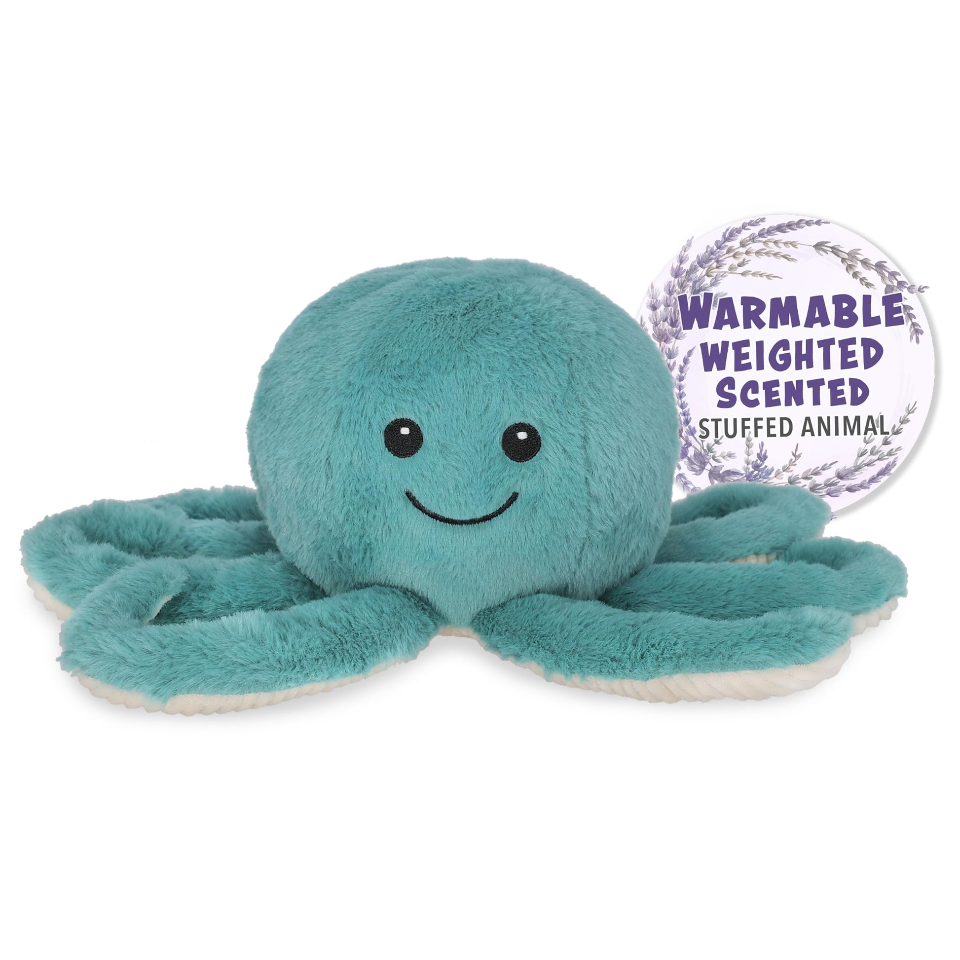1I4 Group Warm Pals - Octopus - Cozy Lavender Scented Plush Toys - Stuffed Animal - Coolable Bedtime Comfort Plushie