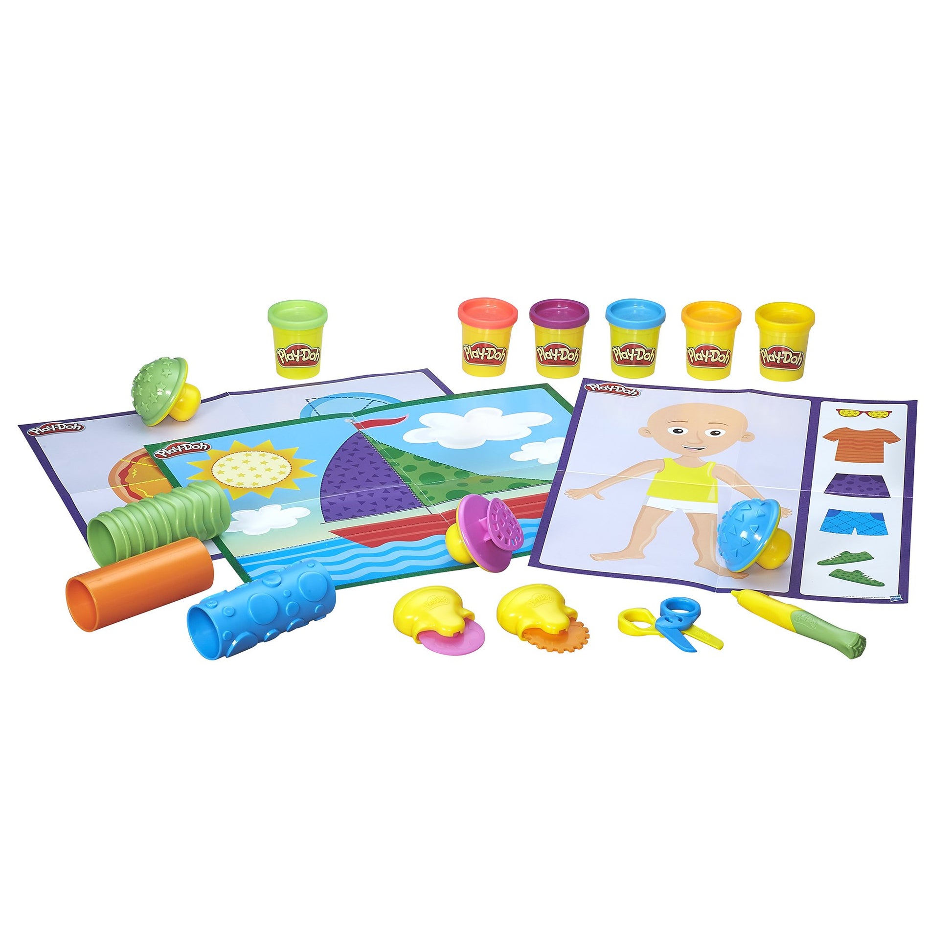 PlayDoh Shape & Learn Textures & Tools, Ages 2 Years And Up,Multicolor