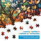 EIYRURU 300 Pieces Stained Glass Puzzle for mature-themeds Colorful Mosaic Tree of Life Jigsaw Puzzle Large Piece for Kids mature-themeds Seniors Challenging Puzzle & Perfect Family Game (20.5 x 15 in)