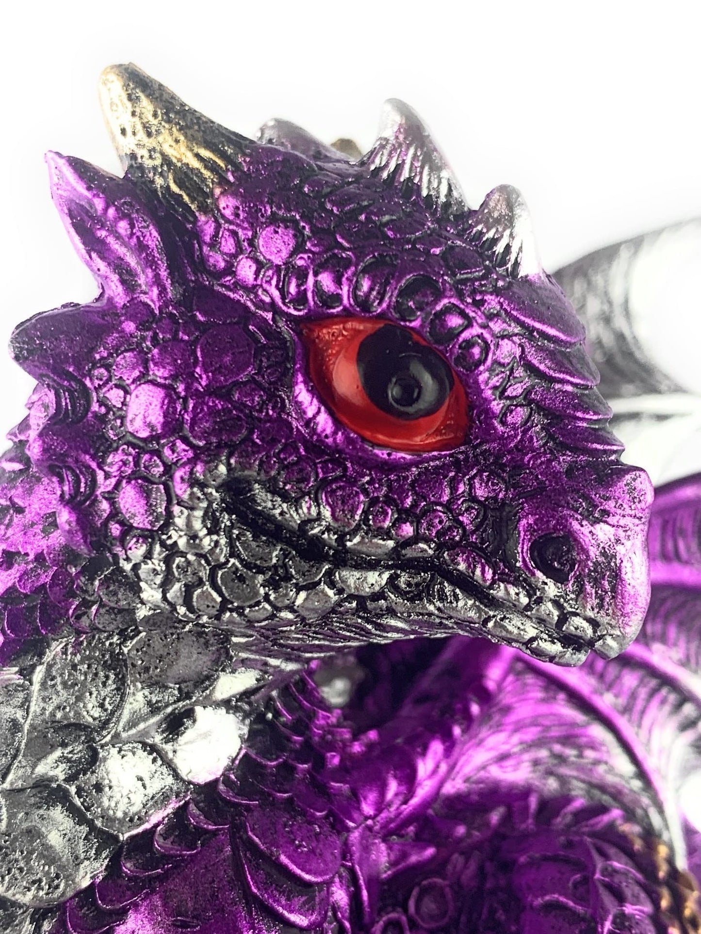 Aint It Nice Dragon Statue Medieval Baby Dragon With Crystal Egg Nest Decorative Figurine Geode Sparkling Crystal Cave Dragon Fi