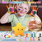 Paint Your Own Star Lamp Art Kit, Diy Star Night Light For Kids Painting Kit, Art Supplies Arts And Crafts For Kids Ages 8-12, Creative Arts & Crafts Toys, Boys Girls Birthday Gifts Age 3 4 5 6 7 8 9+