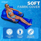 SWIMLINE ORIGINAL Fabric Covered Pool Float Mattress Ultimate Lounger Raft For mature-themeds & Kids | Back  Leg  & Arm Rests  Cup Holder  & Quick-Dry Cover For mature-themed Or Kid Floating & Lounging 9047