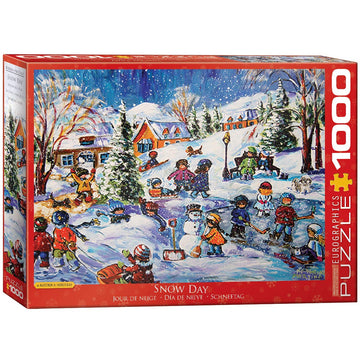 Eurographics Snow Day Game Puzzle (1000 Piece)