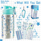 Gift For Girls, Decorate Your Own Water Bottles With Gem Art Stickers, Stickers For Water Bottles, Art Kits For Kids 9-12 Girls,
