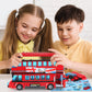 City London Bus Station Building Blocks Set, Double Deckers London Travel Bus And Bus Station, Best Learning Roleplay Stem Bricks Play Toys Gift For Boys Girls Aged 6-12 (458 Pcs)