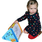 Toys of Wood Oxford Wooden Activity Centre - 5-in-1 Montessori Cube for Toddlers, Small, Colored, Model 1