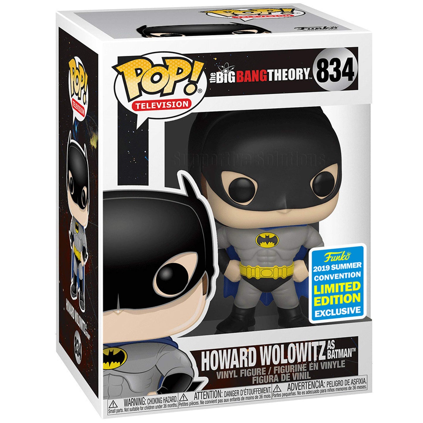 Pop Tv: Big Bang Theory - Howard As Batman (Justice League Halloween) - Summer Convention Exclusive