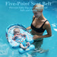 LOGIFTVE Upgread Mambobaby Float with UPF 50+ Sun Protection Canopy Big Buoyancy Non-Inflatable Solid Baby Swim Pool Float for A