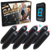 Digital Energy Wireless Handheld Game Buzzer System - Console Displays First Buzz-In - Great For Jeopardy, Family Feud, Trivia And Buzzer Games - 8 Joystick Buzzers