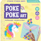 jackinthebox Poke Poke Art for Kids - Unicorns, Mermaids, Princess, and Cupcakes, Mess-Free Sewing Art for Kids, Toys for Girls 
