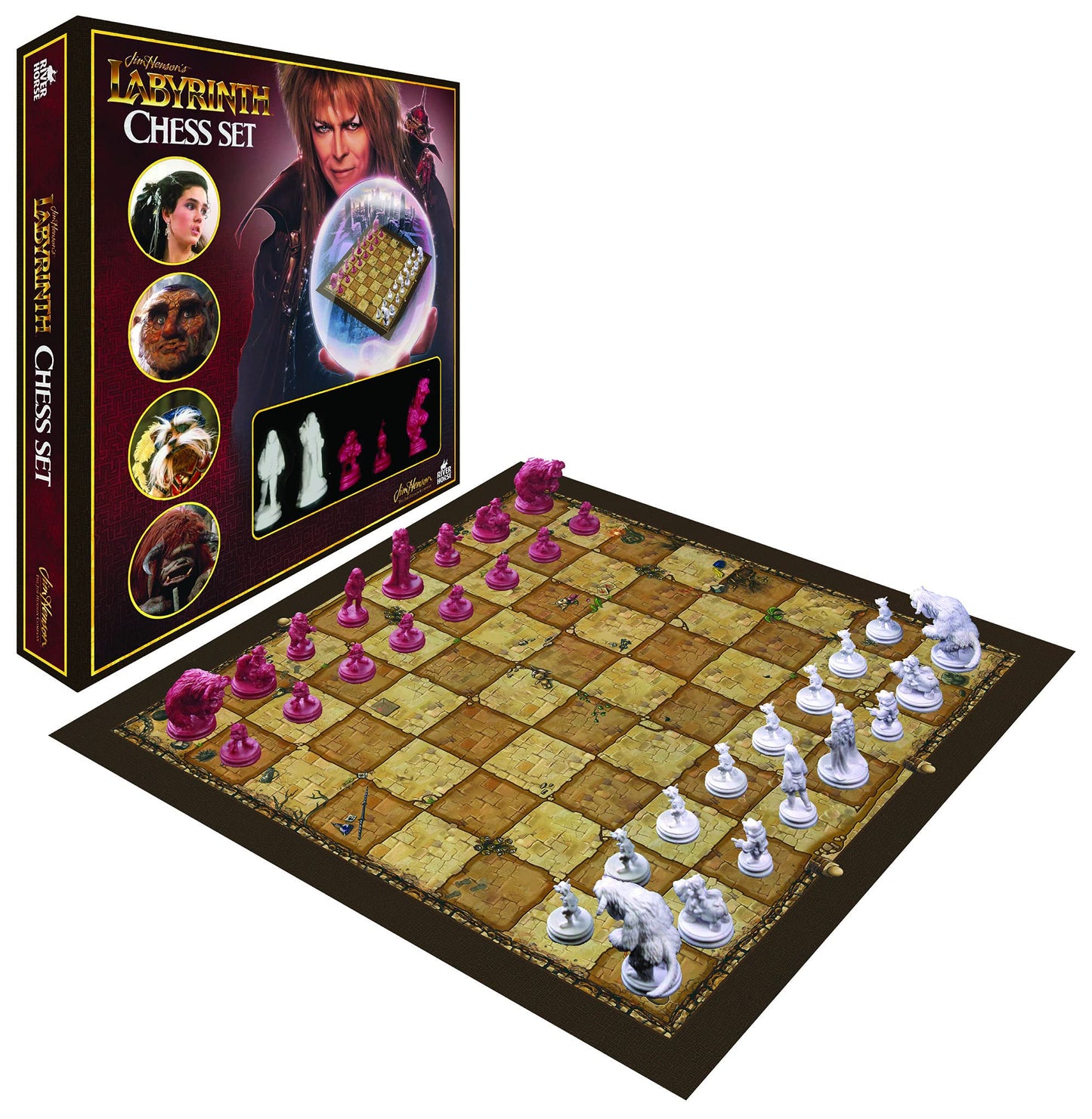 River Horse Jim Henson's Labyrinth Chess Set - Plastic Model RH_LAB_009