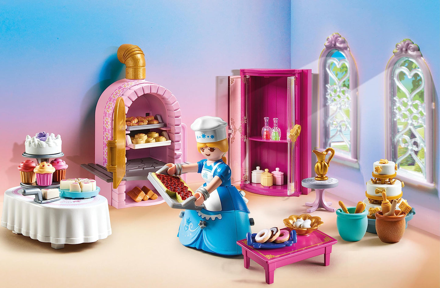 Playmobil Castle Bakery Playset - Multicolor Plastic Model 70451