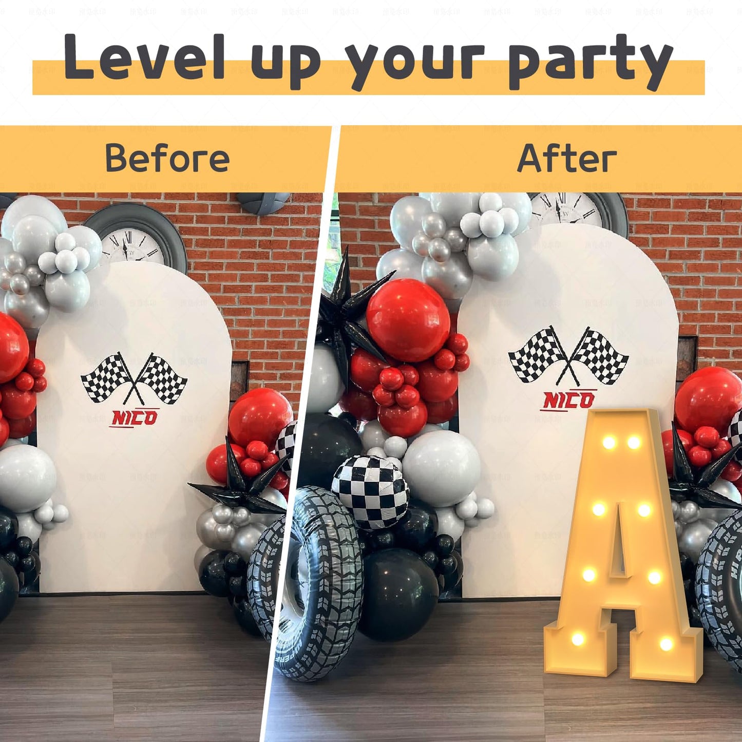 Imprsv Marquee Light Up Letters, 3Ft Marquee Letters For Birthday Baby Shower Wedding Decorations Light Up Letters For Engagemen