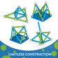 Geomag Magnetic Toys Classics 25-Piece Building Set For Kids Ages 3-99 | Swiss-Made Stem & Steam Authenticated Educational Toy Made From 100% Recycled Plastic | Creative Learning Play